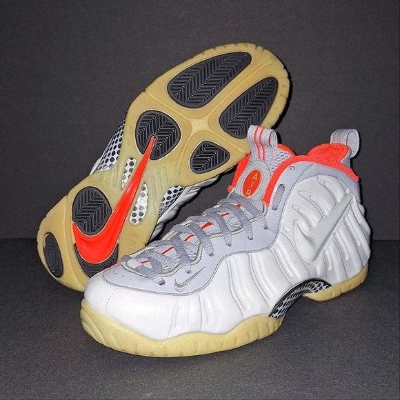 NIKE AIR FOAMPOSITE PRO PREMIUM "PURE PLATINUM" Men's Size 9.5 - Picture 7 of 14